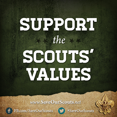 support the scouts values (403 by 403)