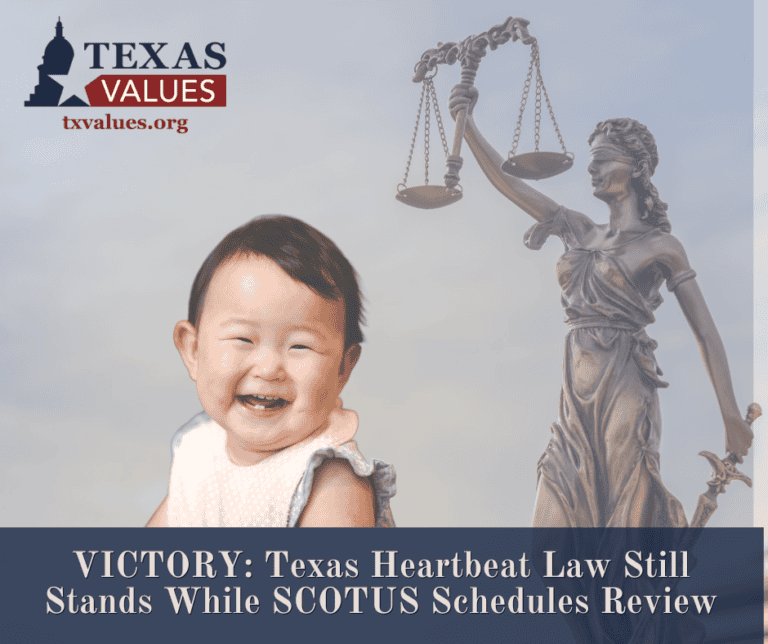 VICTORY: Texas Heartbeat Law Still Stands While SCOTUS Schedules Review ...