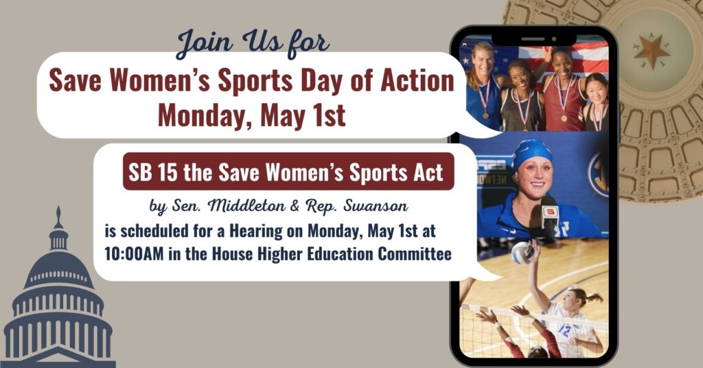 SAVE WOMEN'S SPORTS ACT
Day of Action